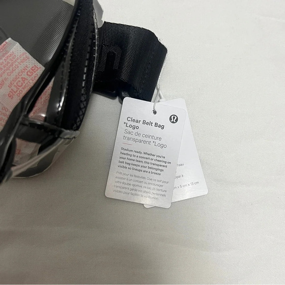 🆕🖤 Lululemon Everywhere Belt Bag Clear Black - Picture 4 of 10